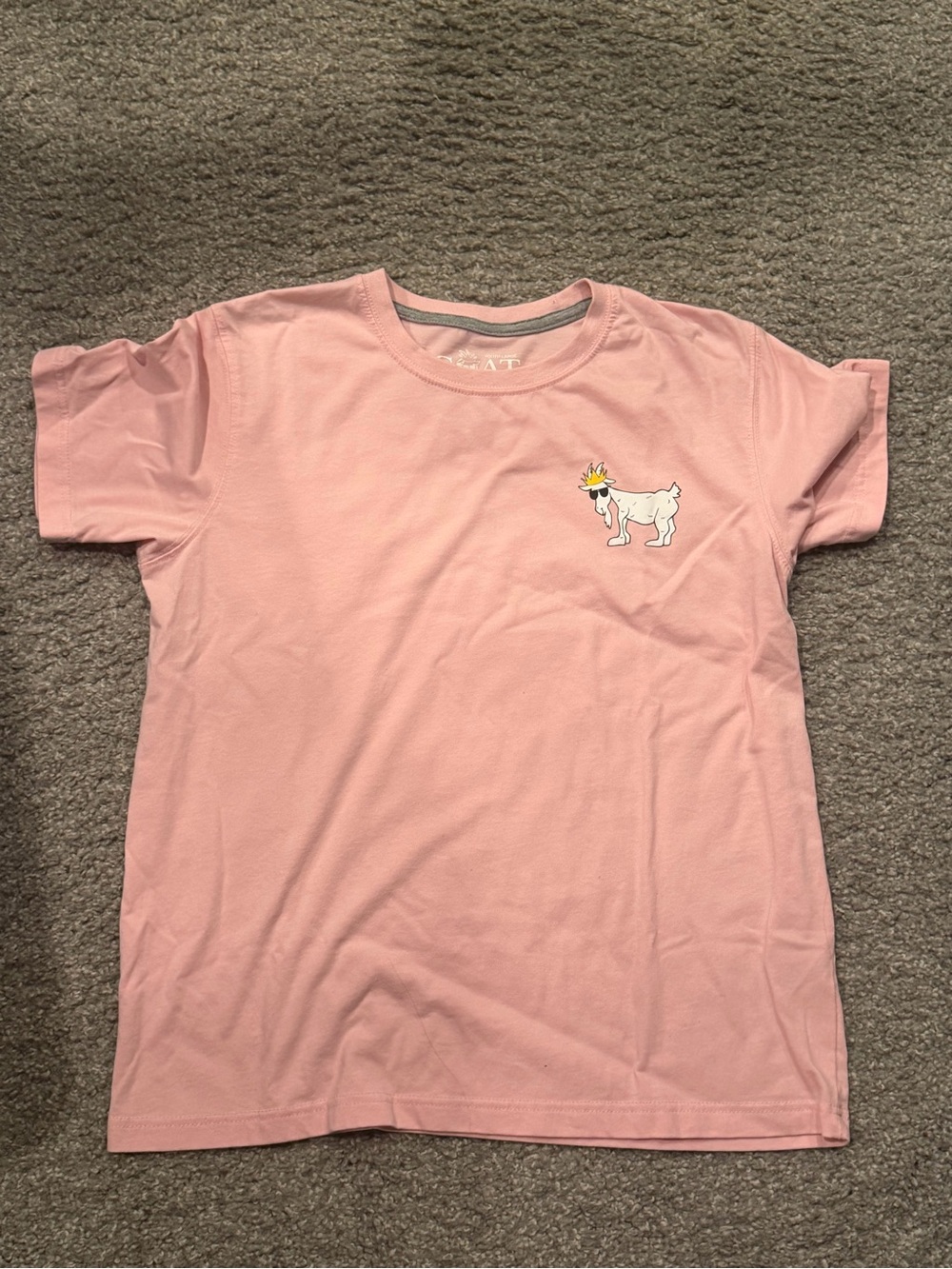 Goat USA Short Sleeve Tee in Pink Size Y Large
